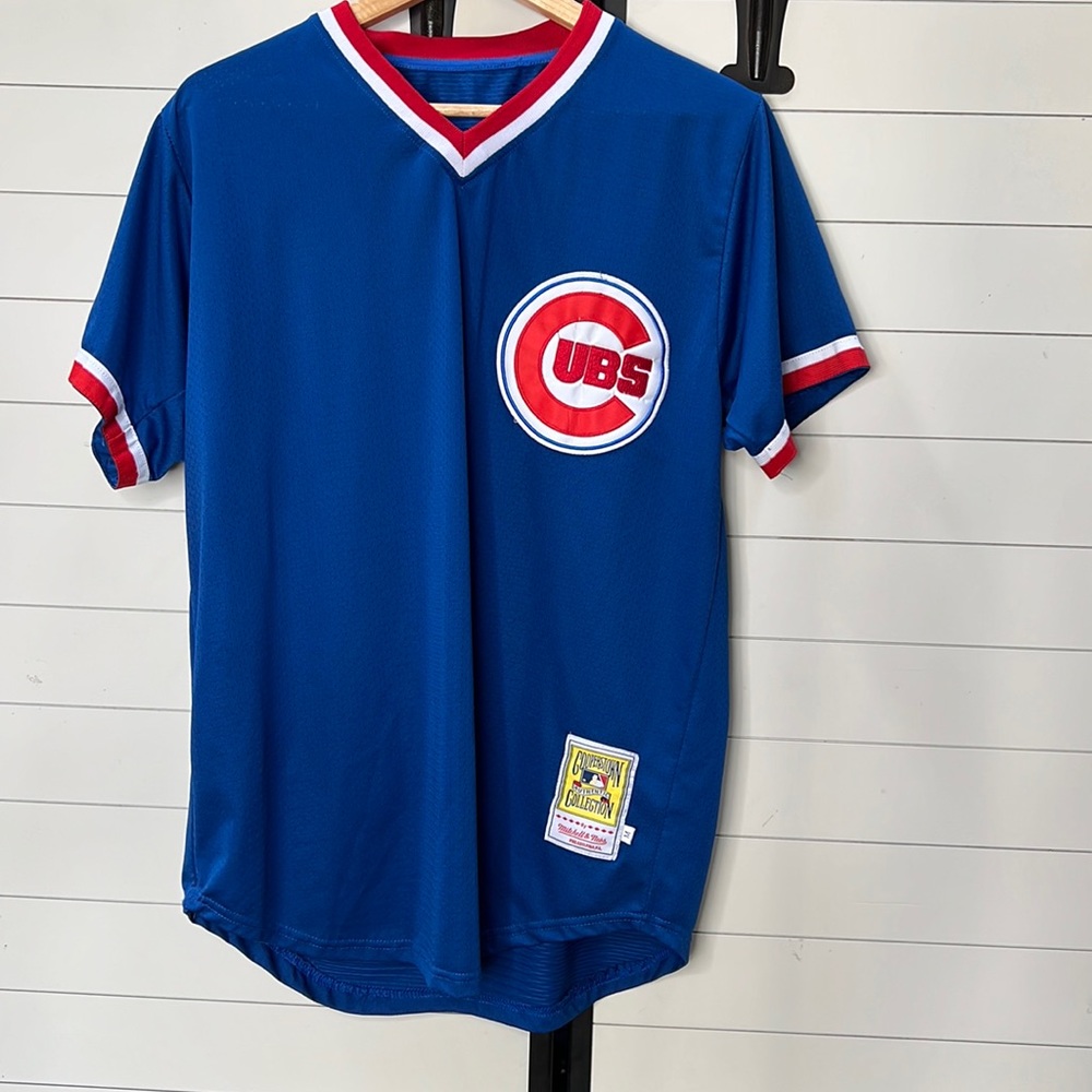Mitchell&Ness Cubs Cooperstown Authentic collection throwback replica jersey